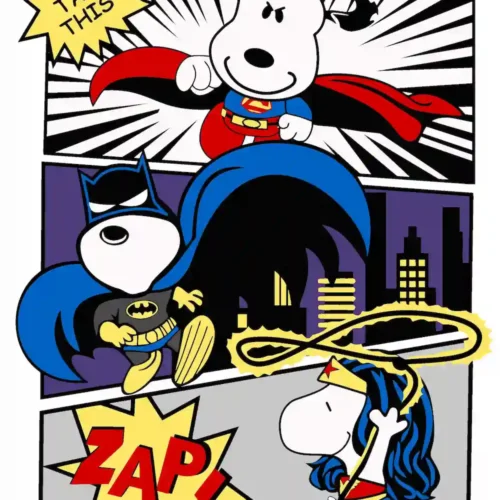 Snoopy super hero Vector