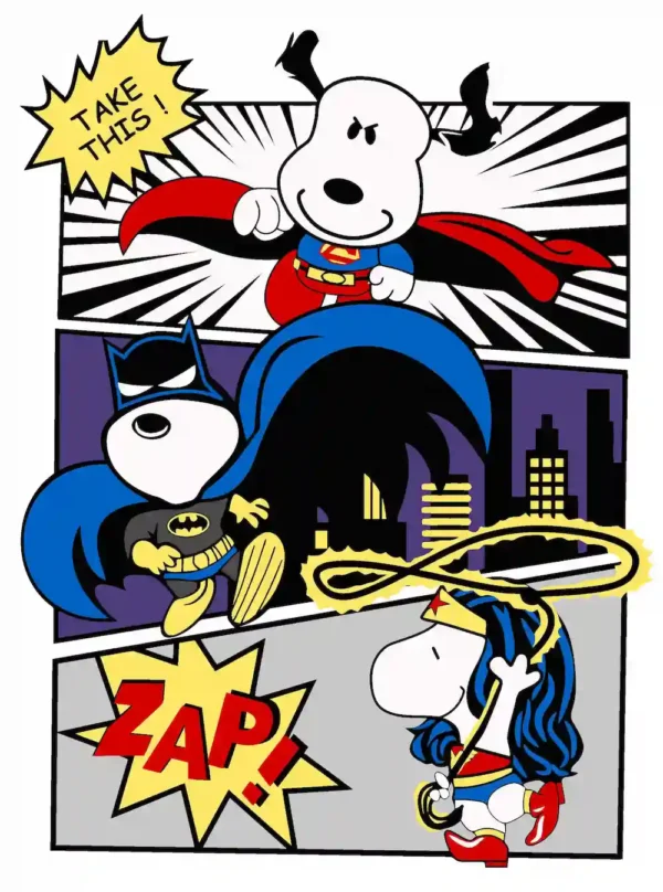 Snoopy super hero Vector